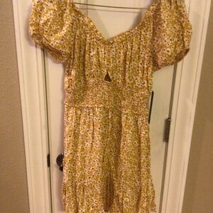 As You Wish Size L Womens Open Back Dress